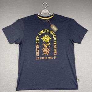 Austin City Limits Shirt Men Gray ACL 2021 Yellow Rose Howler Bros Billie Eilish